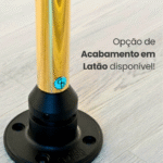 POLE REMOVÍVEL QUICK LOCK EM TRILHO (DE PAREDE A PAREDE)