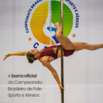 POLE REMOVÍVEL QUICK LOCK EM TRILHO (DE PAREDE A PAREDE)