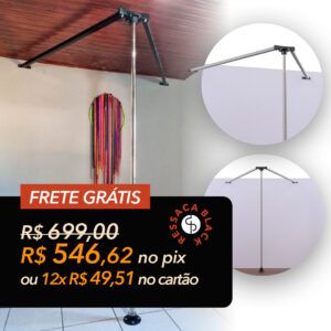 SUPORTE EM V PARA POLES