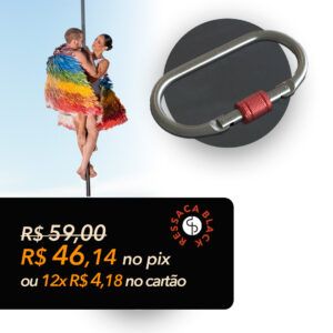 MOSQUETÃO OVAL 25KN